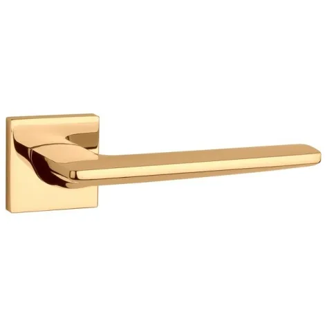 Дверная ручка на квадратном основании APRILE LUNARIA Q 7S LG PVD золото