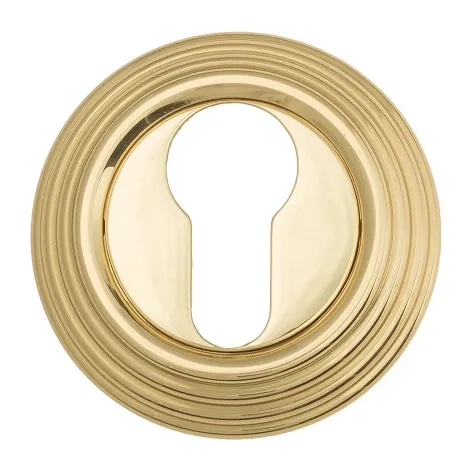 Накладка под цилиндр на круглом основании Fratelli Cattini CYL-1 D8-OLV полированная латунь 2 шт.