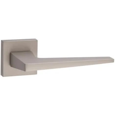 Дверная ручка на квадратном основании Fimet Flake 1355/201 F54 матовый никель