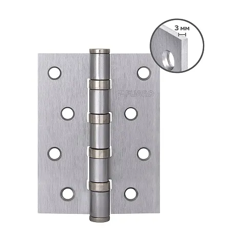 Петля универсальная Fuaro HEAVY IN4400U SSC (сатинированный хром) 100х75х3 мм