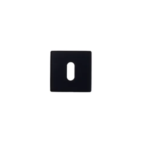Накладка под ключ Буратино на квадратном основании Linea Cali 088 VE черный матовый