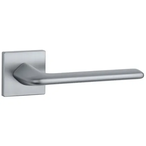 Дверная ручка на квадратном основании APRILE LILA Q 7S SC матовый хром