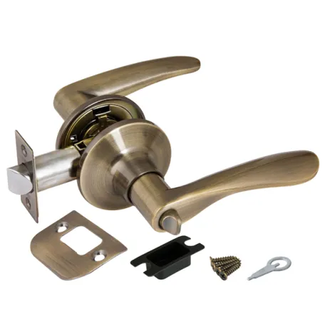 Ручка защелка Punto 6020 AB-B (фик.) бронза