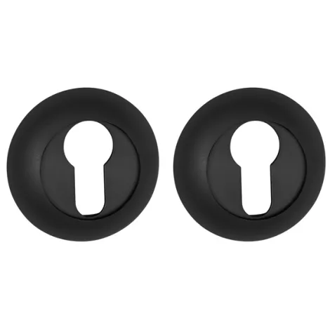 Накладка под цилиндр на круглом основании Punto ET.R.TL54 (ET TL) BL-24 черный