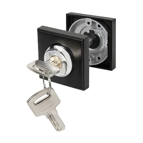 Ручка поворотная с фиксацией ключом Ajax BK6.FIX.JK BL-24 черный