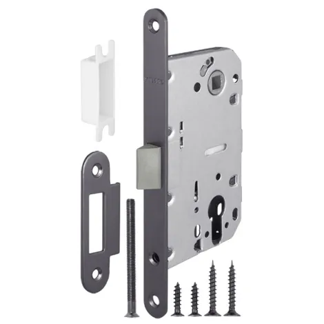 Замок межкомнатный Fuaro под цилиндр MAGNET M85C-50 GR графит