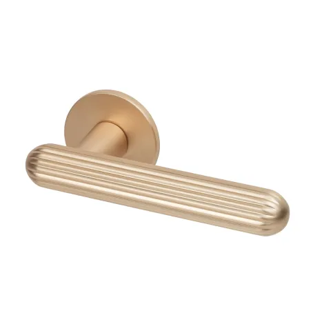 Дверная ручка на круглом основании Armadillo R.YM.ECLAIR FSG-39 флоринтийское золото