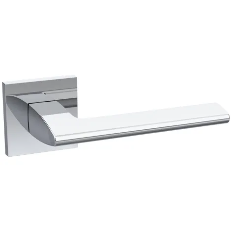 Дверная ручка на квадратном основании Ajax K.JS51.MARCO (MARCO JS) CP-8 хром