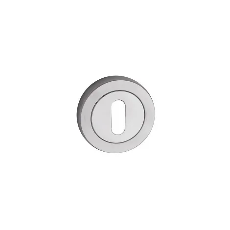 Накладка под ключ Буратино на круглом основании Pasini 8 BFY CR/CR хром/ матовый хром