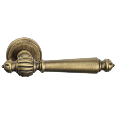 Дверная ручка на круглом основании Fratelli Cattini \"MARANI\" D1-BY матовая бронза