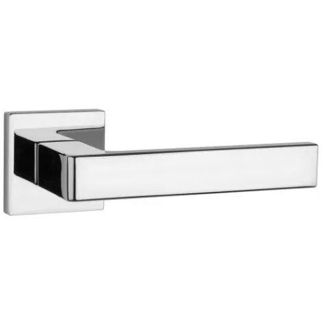 Дверная ручка на квадратном основании APRILE SULLA Q 7S CP полированный хром