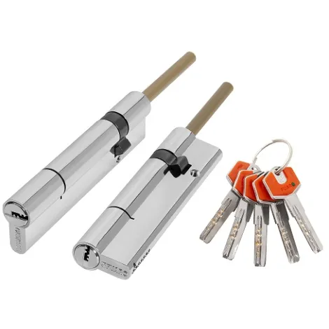 Цилиндровый механизм Fuaro D-PROTERM507/120 mm (85+10+25) термошток 8х65 мм CP, 5 кл.