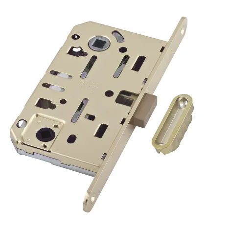 Замок магнитный AGB MEDIANA POLARIS B06102.50.23.640 с ответной планкой матовое золото