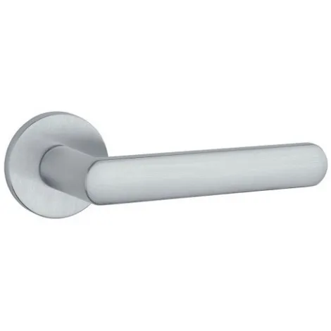 Дверная ручка на круглом основании APRILE FRAGOLA R 7S MSC матовый хром