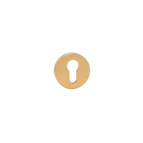 Накладка на цилиндр на круглом основании CYL-30 SATIN золото матовое