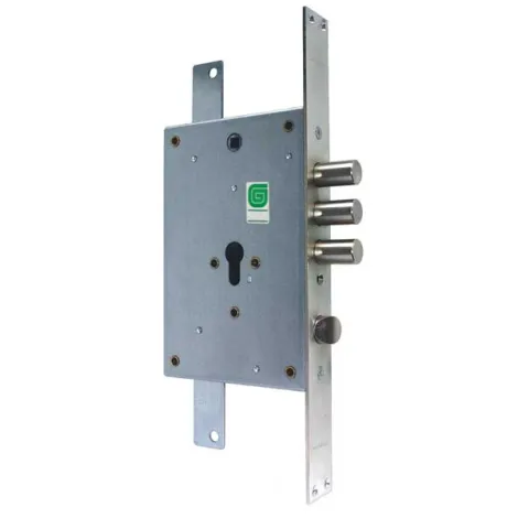 Корпус врезного замка с защелкой Gardian ЗВ 22.12 Т с тягами /123:129/