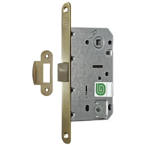 Защелка Guardian межкомнатная Soft 1P MG24К, матовое золото 24К /128:7110/