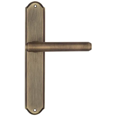 Дверная ручка Venezia \"EXA\" на планке PL02 матовая бронза