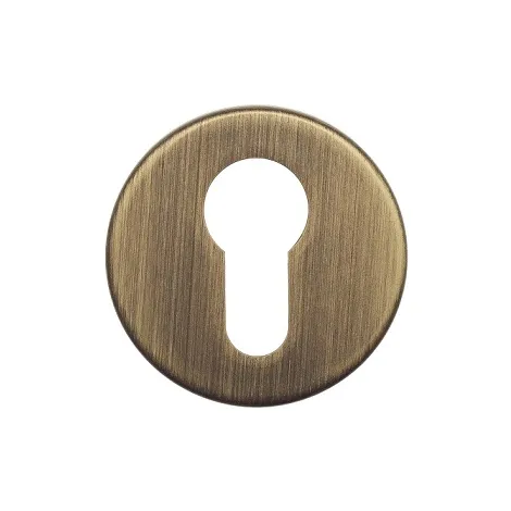 Накладка под цилиндр на круглом основании Fratelli Cattini CYL 7.7-BY матовая бронза 2 шт.