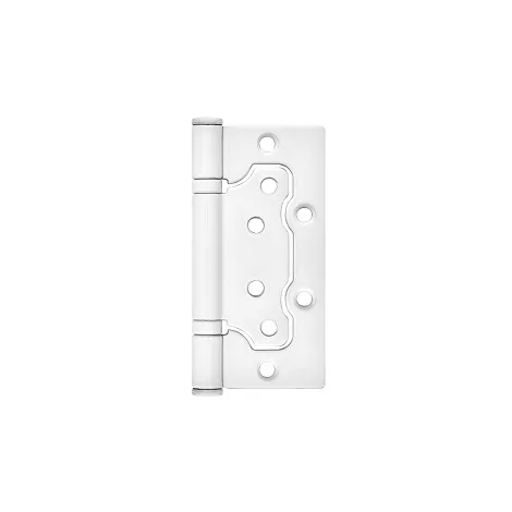 Петля без врезки (Петля бабочка ПБ) белая ПОДВЕС