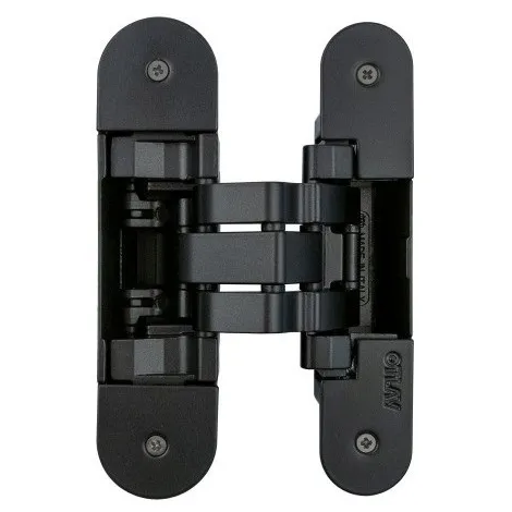 Петля скрытой установки универсальная Otlav Invisacta 570 3D (120x23 мм) 60кг черный