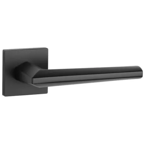 Дверная ручка на квадратном основании APRILE JASMINA Q 7S BK черный
