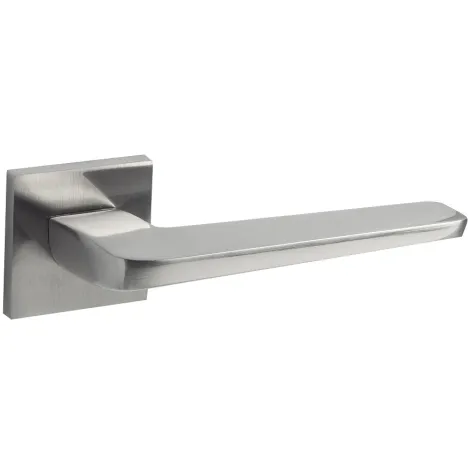 Дверная ручка на квадратном основании Ajax K.JS51.FAME (FAME JS) SN-3 матовый никель