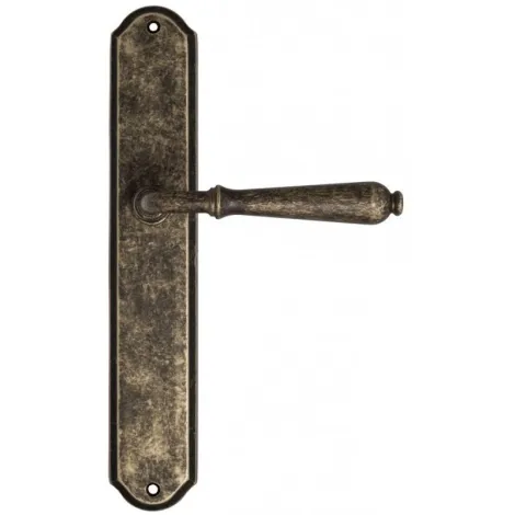 Дверная ручка Venezia \"CLASSIC\" на планке PL02 античная бронза