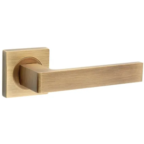 Дверная ручка на квадратном основании Fimet Ice 168/211 BIC ICE F43 сатинированная бронза