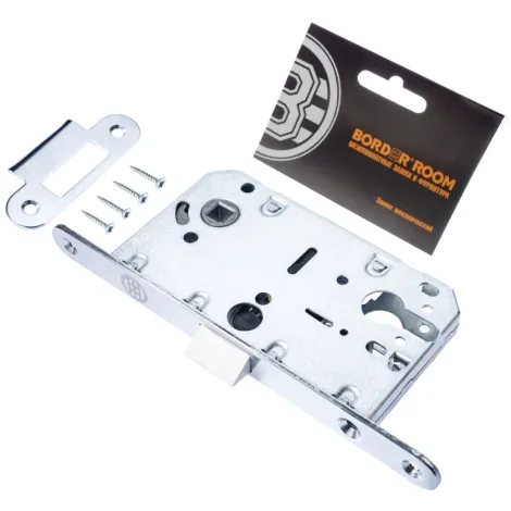 Защелка пластиковая Border под ET хром