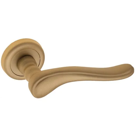 Дверная ручка на круглом основании Fratelli Cattini \"LAVERA\" D1-BS матовая латунь