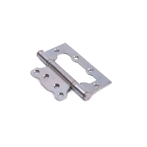 Петля без врезки Скобис (Петля бабочка ПБ) цинк белый