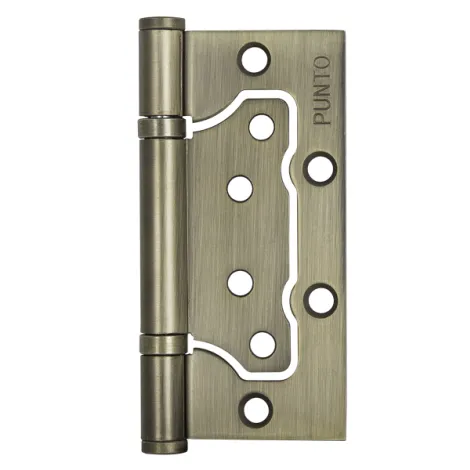 Петля универсальная без врезки Punto IN4200W WAB (200-2B 100x2,5) матовая бронза