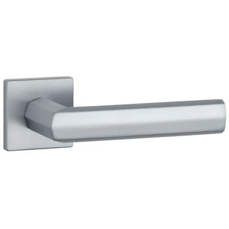 Дверная ручка на квадратном основании APRILE FRESIA Q 7S SC матовый хром