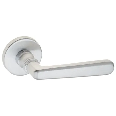 Дверная ручка на круглом основании Fratelli Cattini \"ESSA\" 7.1-CS матовый хром