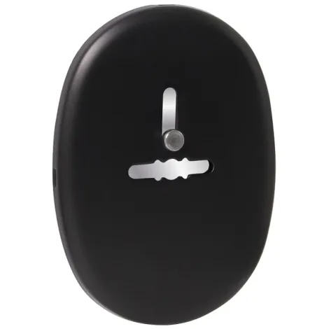 Декоративная накладка на сувальдный замок с шторкой  Fuaro ESC.S-lift.ECO/OV.476 (ESC 476 eco) BL черный