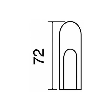 Декоративный колпачок для ввертных петель 3154 д.14 F21 никель глянцевый