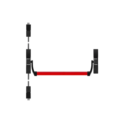 Ручка-штанга нажимная Fuaro AP.1700C push-bar (ANTI-PANIC 1700С) с тягами в комплекте для двухстворчатых дверей