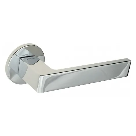 Дверная ручка на круглом основании Fratelli Cattini \"BOOM\" 7FS-CR полированный хром