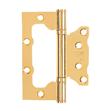 Петля без врезки универсальная Hinge 100-2BB FH Gold золото
