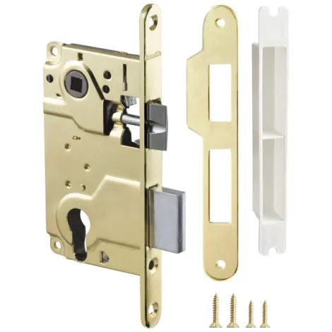 Корпус врезного замка c защёлкой Armadillo METLH25-50 Box (LH 25-50) GP золото