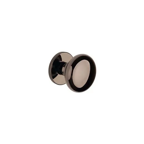 Дверная ручка на круглом основании Tupai 589 R 5S-49 черный никель