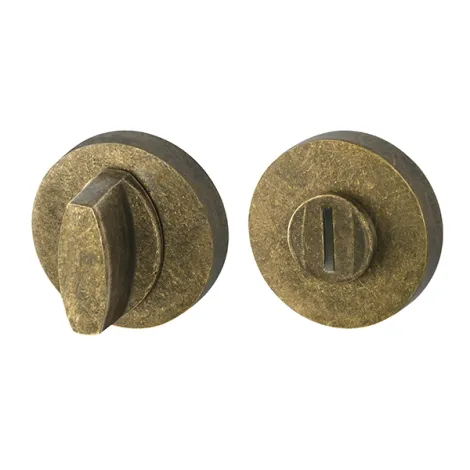 Фиксатор поворотный на круглом основании Armadillo WC-BOLT BK6/URB OB-13 античная бронза