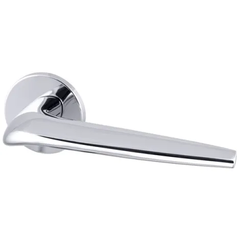 Дверная ручка на круглом основании Armadillo TWIN URS CP-8 Хром