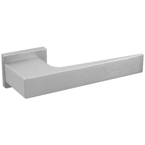 Дверная ручка на прямоугольном основании Fratelli Cattini \"VELO\" 6-CS матовый хром