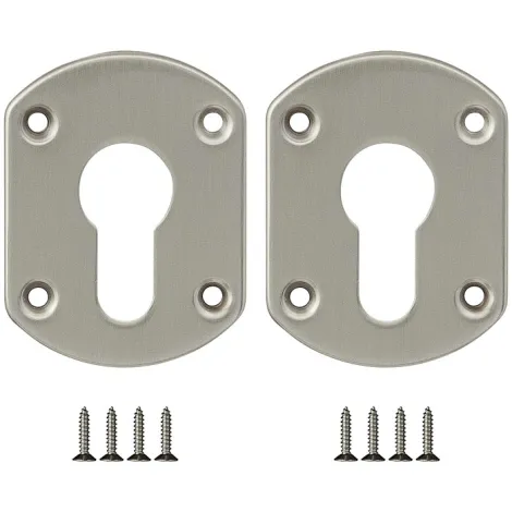 Декоративная накладка Fuaro ESC.C+C/OV.set (ESC031) SN матовый никель на цилиндр (2 шт)