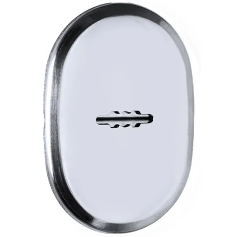 Декоративная накладка Fuaro ESC 477 (90х65) СP хром на сувальдный замок с подпружиненными шторками