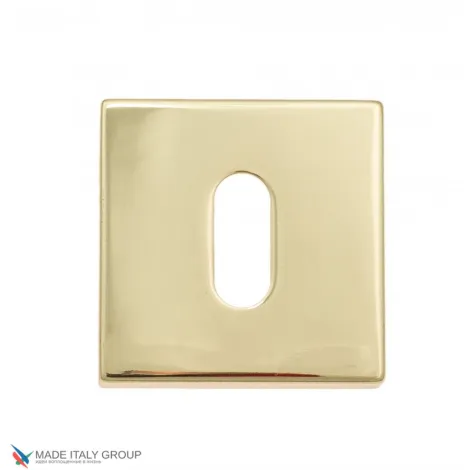 Накладка под ключ буратино на квадратном основании Fratelli Cattini KEY 8-OLV полированная латунь 2 шт.