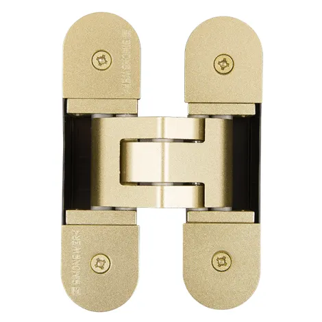 Петля скрытой Simonswerk установки универсальная TECTUS TE 303 3D 60 кг матовая латунь 