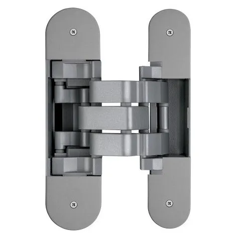 Петля скрытой установки универсальная Otlav Invisacta 570 3D (120x23 мм) 60кг никель матовый